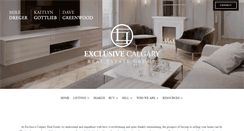 Desktop Screenshot of exclusivecalgary.com